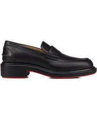 Christian Louboutin - Leather Urbino Loafers - Lyst