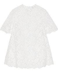 Givenchy - Lace Floral Mini Dress - Lyst