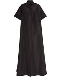 Carolina Herrera - Short Sleeve Maxi Dress - Lyst