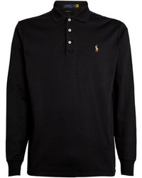 Polo Ralph Lauren - Pima Cotton Long-Sleeve Polo Shirt - Lyst