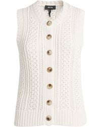 ME+EM - Cotton Open-Stitch Vest - Lyst