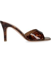 Gina - Patent Leather Yasmin Heeled Mules 85 - Lyst