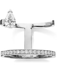 Repossi - And Diamond Serti Sur Vide Ring - Lyst