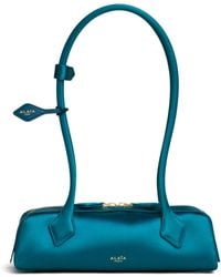 Alaïa - Small Satin Le Teckel Shoulder Bag - Lyst