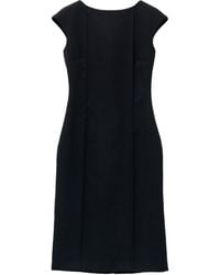 Alexander McQueen - Wool Pencil Mini Dress - Lyst