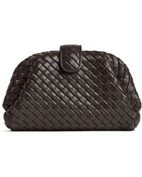 Bottega Veneta - Small Leather Lauren 1980 Clutch Bag - Lyst