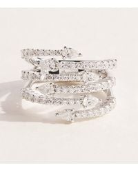 YEPREM - And Diamond Y-Not Ring - Lyst