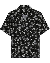 The Kooples - Palm Tree Print Shirt - Lyst