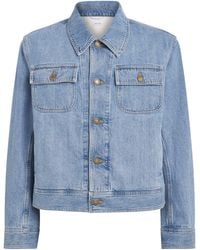 Thom Browne - Selvedge Denim Backstrap Utility Jacket - Lyst