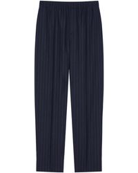 Givenchy - Wool Stripe Couture Seam Trousers - Lyst