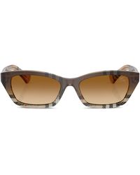 Burberry - Acetate Be4488 Rectangle Sunglasses - Lyst