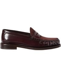 Brunello Cucinelli - Patent Leather Penny Loafers - Lyst