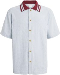 Drole de Monsieur - Cotton Monogram Short-Sleeve Shirt - Lyst