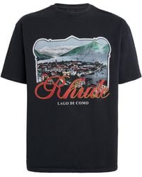 Rhude - X Harrods Cotton Lago Di Como T-Shirt - Lyst