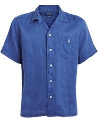 Polo Ralph Lauren - Linen Short-Sleeve Classic-Fit Shirt - Lyst