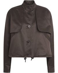 Claudie Pierlot - Satin-Effect Wide-Fit Jacket - Lyst