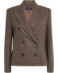 Weekend by Maxmara - Stretch Wool Double-Breasted Blazer - Lyst
