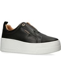 Carvela Kurt Geiger - Leather Connected Laceless Sneakers - Lyst