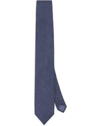 Eton - Silk-Linen-Cotton Tie - Lyst