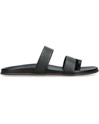 The Row - Hugh Leather Sandals - Lyst