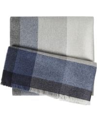 Brunello Cucinelli - Wool-Cashmere Striped Scarf - Lyst
