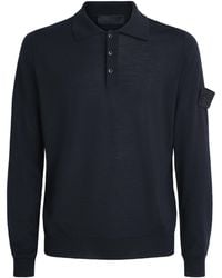Stone Island - Virgin Wool Ghost Polo Sweater - Lyst