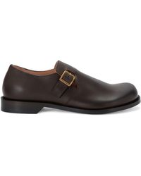 Loewe - Leather Campo Derby Shoes - Lyst