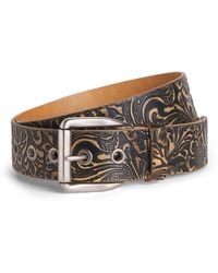 Our Legacy - Leather Engraved Paisley Belt - Lyst