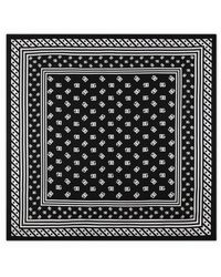 Dolce & Gabbana - Twill Scarf With All-Over Dg Logo (90 X 90) - Lyst