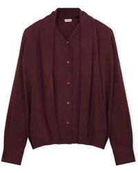 Loewe - Silk Pyjama Blouse - Lyst