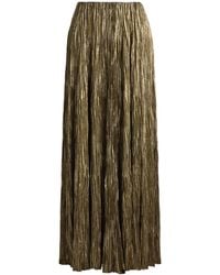 Ralph Lauren - Pleated Maxi Skirt - Lyst