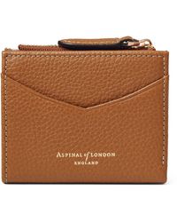 Aspinal of London - Leather Hudson Coin And Card Holder - Lyst