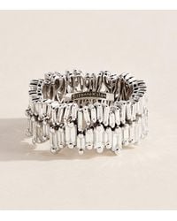 Suzanne Kalan - And Diamond Classic Short Stack Eternity Ring - Lyst