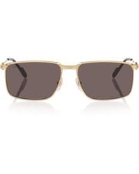Cartier - Metal Ct0534S Rectangle Sunglasses - Lyst