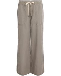 7 For All Mankind - Wide-Leg Utility Trousers - Lyst