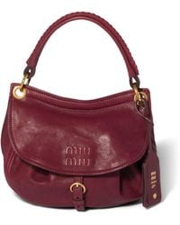 Miu Miu - Small Leather Rendez-Vous Shoulder Bag - Lyst