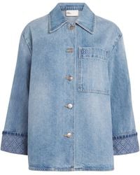 Tory Burch - Barn Denim Jacket - Lyst