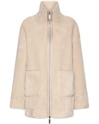 Marella - Reversible Faux Fur Jacket - Lyst