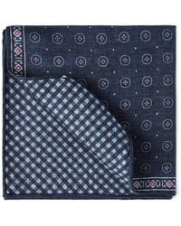 Brunello Cucinelli - Silk Printed Pocket Square - Lyst