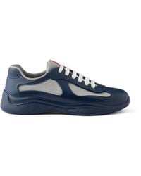 Prada - America's Cup Soft Rubber And Bike Fabric Sneakers - Lyst
