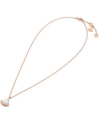 BVLGARI - Diamond And Mother-Of-Pearl Divas' Dream Necklace - Lyst