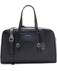Santoni - Leather Weekend Bag - Lyst