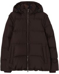 Burberry - Detachable-Sleeve Bideford Puffer Jacket - Lyst