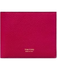 Tom Ford - Leather T-Line Classic Bifold Wallet - Lyst