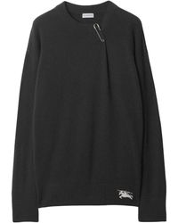Burberry - Cashmere Kilt Pin Sweater - Lyst