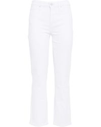 PAIGE - Cindy High-Rise Straight Jeans - Lyst