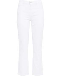 PAIGE - Cindy High-Rise Straight Jeans - Lyst