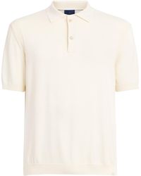 Paul & Shark - Silk-Cotton Polo Shirt - Lyst