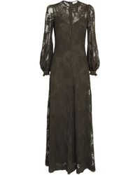 Zimmermann - Lace-Silk Memento Maxi Dress - Lyst