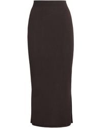 Wolford - Wool-Blend Seamless Midi Skirt - Lyst